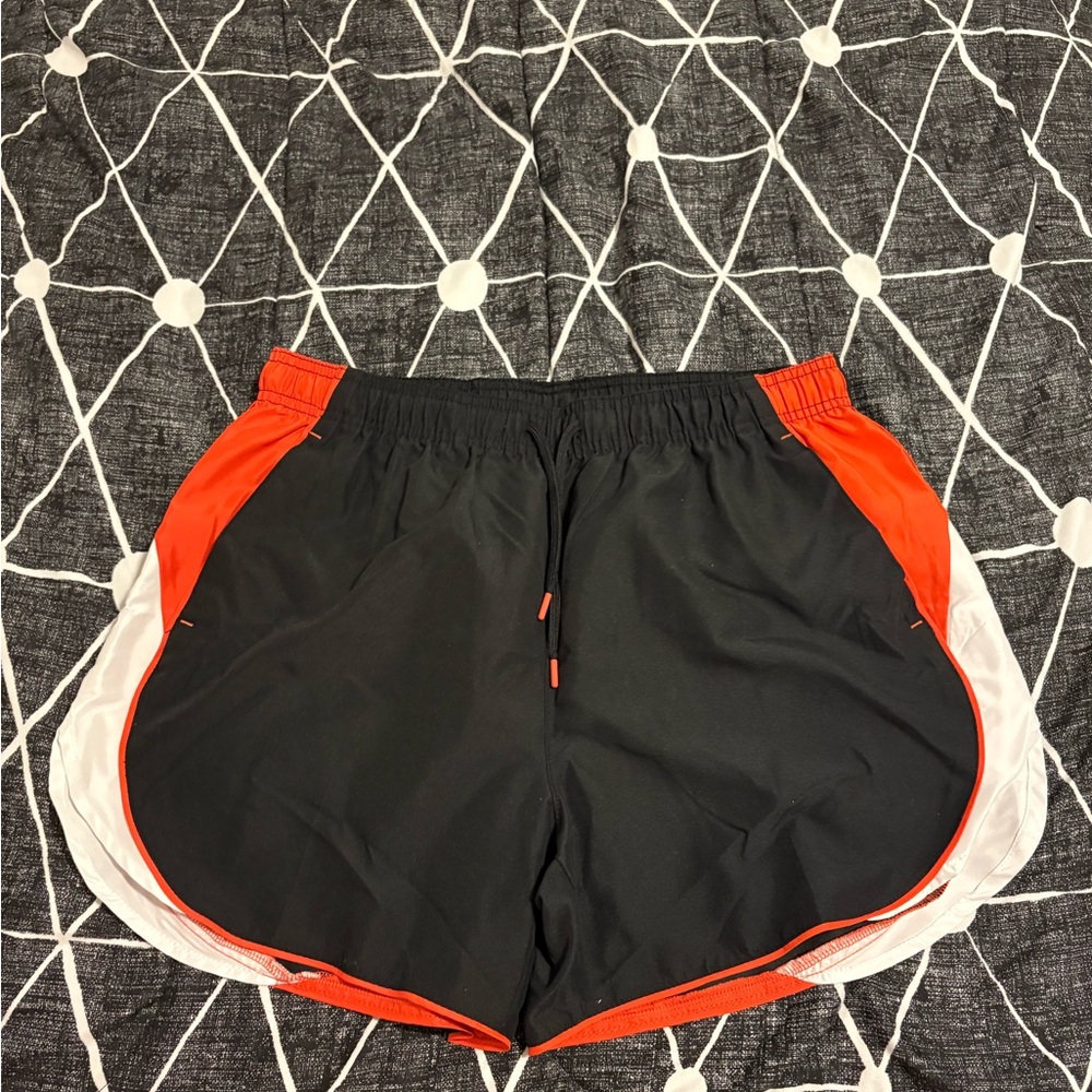 BCG Black and Orange Women's Athletic Shorts